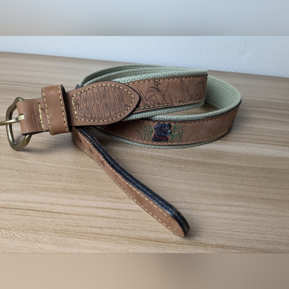 Zeppelin Ducks & Labrador Tan Belt 38" - Picture 1 of 8